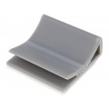 FCR25; Self-adhesive cable holder; PVC; grey; KSS WIRING FCR25; Self-adhesive cable holder; PVC; grey; KSS WIRING