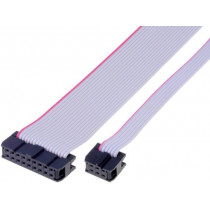 FC24600-0; Ribbon cable with IDC connectors; 24x28AWG; Cable ph: 1.27mm; AMPHENOL