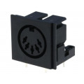 D5 (FC680805); Socket; DIN; female; PIN: 5; Layout: 180°; angled 90°; THT; CLIFF