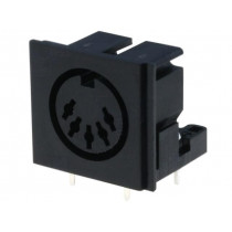 D5 (FC680805); Socket; DIN; female; PIN: 5; Layout: 180°; angled 90°; THT; CLIFF