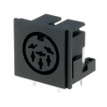 D6 (FC680806); Socket; DIN; female; PIN: 6; Layout: 240°; angled 90°; THT; CLIFF