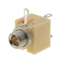 FC6812 JYO-35; Socket; Jack 3,5mm; female; mono; with on/off switch; soldering; CLIFF