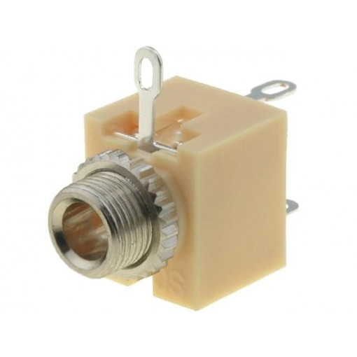FC6812 JYO-35; Socket; Jack 3,5mm; female; mono; with on/off switch; soldering; CLIFF