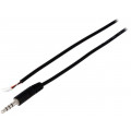 FC68122C; Plug; Jack 3,5mm specjalny; male; with lead; ways: 4; 2m; CLIFF