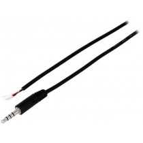 FC68122C; Plug; Jack 3,5mm specjalny; male; with lead; ways: 4; 2m; CLIFF