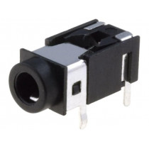FC68125; Socket; Jack 3,5mm; female; ways: 4; THT; W: 7.1mm; H: 6mm; D: 15.1mm; CLIFF