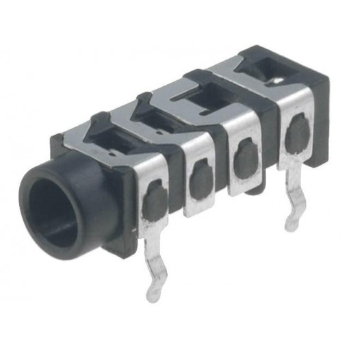 FC68128; Socket; Jack 3,5mm specjalny; female; ways: 4; THT; W: 6mm; H: 6mm; CLIFF