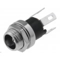 FC681445; Socket; DC supply; male; 5,5/2,1mm; 5.5mm; 2.1mm; soldering; CLIFF
