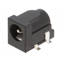 FC681465S DC10LS; Socket; DC supply; male; 5,5/2,1-2,5mm; 5.5mm; 2.1mm; SMT; 5A; 12VDC; CLIFF