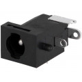 FC681478; Socket; DC supply; male; 5,5/2,1mm; with lock; soldering; 2A; 16VDC; CLIFF FC681478; Socket; DC supply; male; 5,5/2,1mm; with lock; soldering; 2A; 16VDC; CLIFF