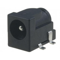 DC-10AS (FC68148S); Socket; DC supply; male; 5,5/2,1mm; 5.5mm; 2.1mm; SMT; 2A; 12VDC; CLIFF