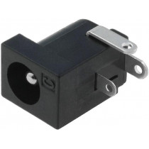 DC-10B (FC68149); Socket; DC supply; male; 5,5/2,5mm; 5.5mm; 2.5mm; soldering; 5A; CLIFF