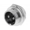 FC684202; Socket; microphone; male; PIN: 2; for panel mounting; CLIFF FC684202; Socket; microphone; male; PIN: 2; for panel mounting; CLIFF