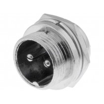 FC684202; Socket; microphone; male; PIN: 2; for panel mounting; CLIFF