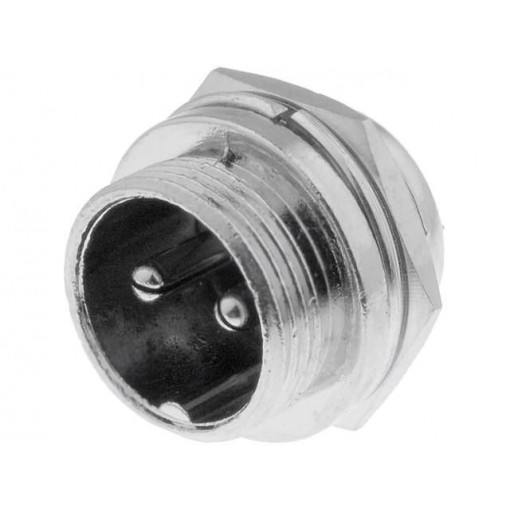 FC684202; Socket; microphone; male; PIN: 2; for panel mounting; CLIFF