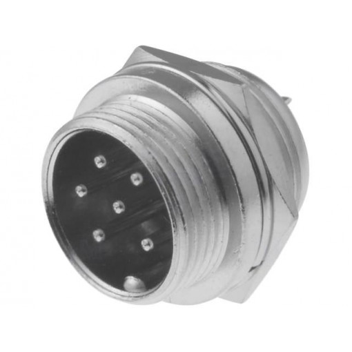 FC684206; Socket; microphone; male; PIN: 6; for panel mounting; CLIFF