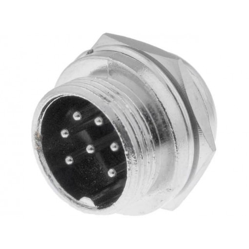 FC684207; Socket; microphone; male; PIN: 7; for panel mounting; CLIFF