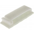 FCA-2; Self-adhesive cable holder; polyamide; natural; UL94V-2; FIX&FASTEN FCA-2; Self-adhesive cable holder; polyamide; natural; UL94V-2; FIX&FASTEN