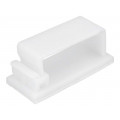 FCA-5; Self-adhesive cable holder; polyamide; natural; UL94V-2; FIX&FASTEN FCA-5; Self-adhesive cable holder; polyamide; natural; UL94V-2; FIX&FASTEN