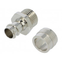 256.015.0; Straight terminal connector; ØBraid : 13mm; brass; -55÷260°C; ANAMET EUROPE