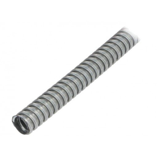 370.016.2; Protective tube; ØBraid : 16mm; galvanised steel; natural; IP40; ANAMET EUROPE