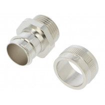 256.020.0; Straight terminal connector; ØBraid : 20mm; brass; -55÷260°C; ANAMET EUROPE