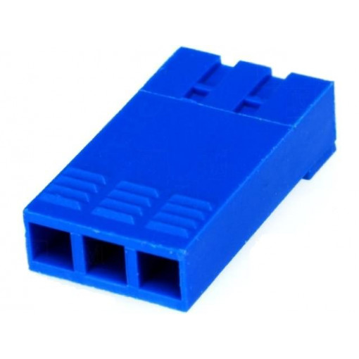 65240-003LF; Plug; wire-board; female; PIN: 3; w/o contacts; 2.54mm; for cable; FCI