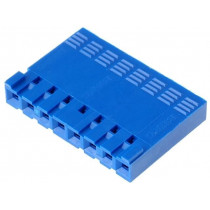 65240-008LF; Plug; wire-board; female; PIN: 8; w/o contacts; 2.54mm; for cable; FCI