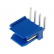 76382-304LF; Socket; wire-board; male; PIN: 4; 2.54mm; THT; DUBOX; 3A; gold-plated; FCI