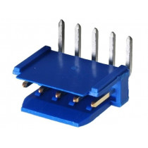 76382-305LF; Socket; wire-board; male; PIN: 5; 2.54mm; THT; DUBOX; 3A; gold-plated; FCI