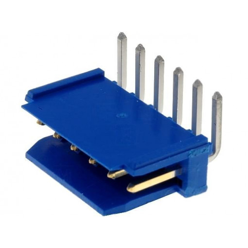 76382-306; Socket; wire-board; male; PIN: 6; 2.54mm; THT; DUBOX; 3A; gold-plated; FCI