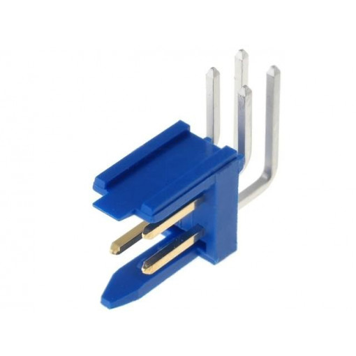 76383-302LF; Socket; wire-board; male; PIN: 4; 2.54mm; THT; DUBOX; 3A; gold-plated; FCI