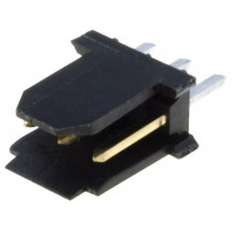 76384-303LF; Socket; wire-board; male; PIN: 3; 2.54mm; THT; DUBOX; 3A; gold-plated; FCI