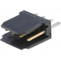 76384-304LF; Socket; wire-board; male; PIN: 4; 2.54mm; THT; DUBOX; 3A; gold-plated; FCI