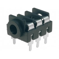 FCR1295; Socket; Jack 3,5mm; female; stereo; with on/off switch; THT; CLIFF