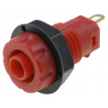 ; Socket; 4mm banana; 30A; 1kVDC; red; CLIFF