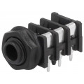FCR50051; Socket; Jack 6,3mm; female; stereo,with earthing; angled 90°; CLIFF FCR50051; Socket; Jack 6,3mm; female; stereo,with earthing; angled 90°; CLIFF