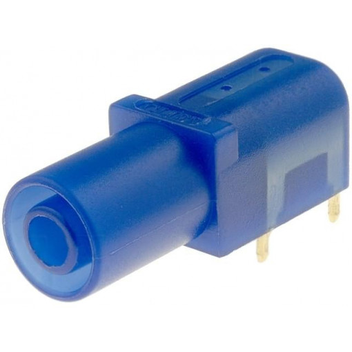 ; Socket; 4mm banana; 24A; 33mm; blue; gold-plated; on panel; CLIFF ; Socket; 4mm banana; 24A; 33mm; blue; gold-plated; on panel; CLIFF