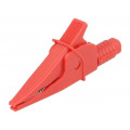 FCR79900R; Crocodile clip; 20A; red; max.39mm; 1kV; Connection: 4mm socket; CLIFF FCR79900R; Crocodile clip; 20A; red; max.39mm; 1kV; Connection: 4mm socket; CLIFF