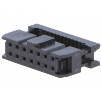 FCS-14-SG; Plug; IDC; female; PIN: 14; without strain relief; IDC; 1.27mm; ADAM TECH