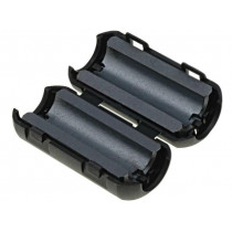 FCT-0933; Ferrite: two-piece; on round cable; Ø: 9.5mm; 105Ω; A: 22.5mm; FERROCORE