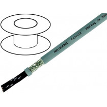 16098; Wire; F-CY-OZ; 2x2,5mm2; tinned copper braid; PVC; grey; 300/500V; HELUKABEL