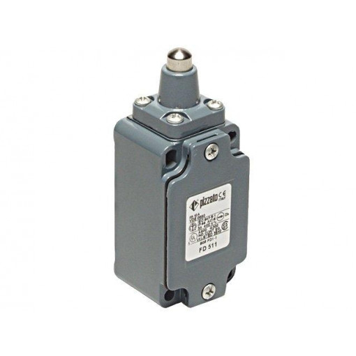 FD 511; Limit switch; pin plunger Ø10mm; NO + NC; 10A; max.500VAC; PG13,5; PIZZATO ELETTRICA