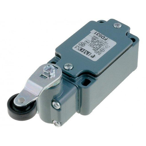 FD 531; Limit switch; lever R 40mm, plastic roller Ø20mm,rubber seal; PIZZATO ELETTRICA