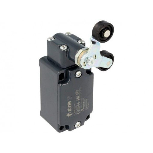 FD 542; Limit switch; lever R 40mm, plastic roller Ø20mm, double; 10A; PIZZATO ELETTRICA