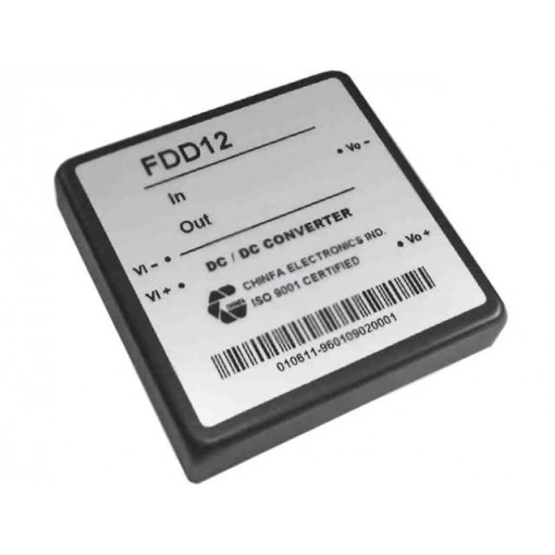 FDD12-15S4; Converter: DC/DC; 12W; Uin: 10÷36V; 15VDC; Iout: 800mA; 70g; CHINFA ELECTRONICS