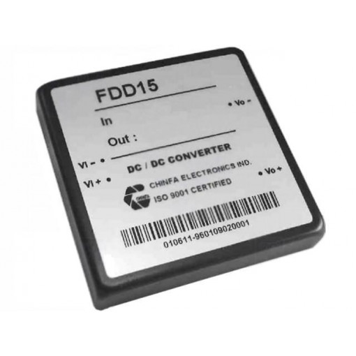 FDD15-05S1; Converter: DC/DC; 10W; Uin: 9÷18V; 5VDC; Iout: 2A; 70g; CHINFA ELECTRONICS