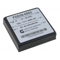 FDD25-05S2; Converter: DC/DC; 25W; Uin: 18÷36V; 5VDC; Iout: 5A; 70g; CHINFA ELECTRONICS