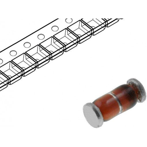 FDLL4148; Diode: switching; SMD; 100V; 0.3A; SOD80; Ifsm: 1A; ON SEMICONDUCTOR (FAIRCHILD)