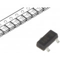 FDV305N; Transistor: N-MOSFET; unipolar; 20V; 0.9A; 0.35W; SOT23; ON SEMICONDUCTOR (FAIRCHILD)
